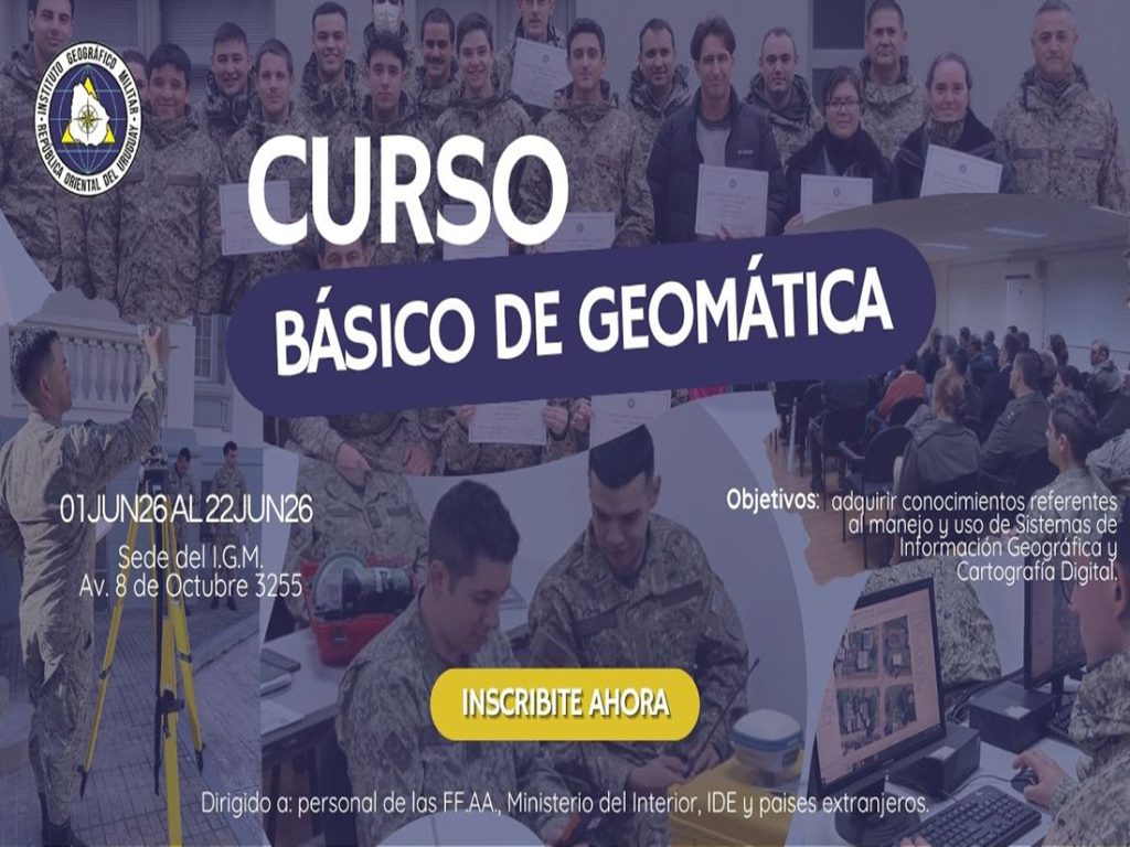 Curso Básico de Geomática: Inscripciones Abiertas 