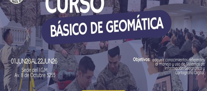 Curso Básico de Geomática: Inscripciones Abiertas 